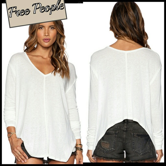 NWT Free People white solid Sahara top - Picture 1 of 4