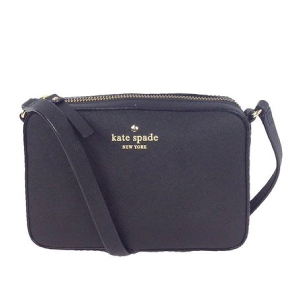 Kate Spade "Mikas Pond Clover" Black Crossbody