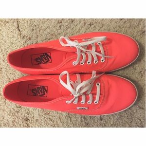 Neon Pink Vans size 8.5 Women's