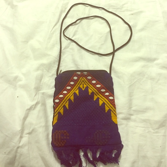 Cloth cross body satchel