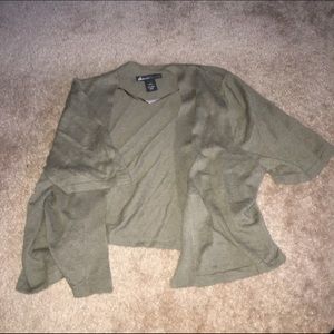 Olive Lane Bryant short sleeve cardigan