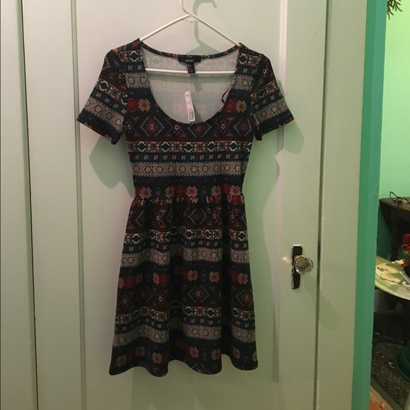 Boho Print Dress
