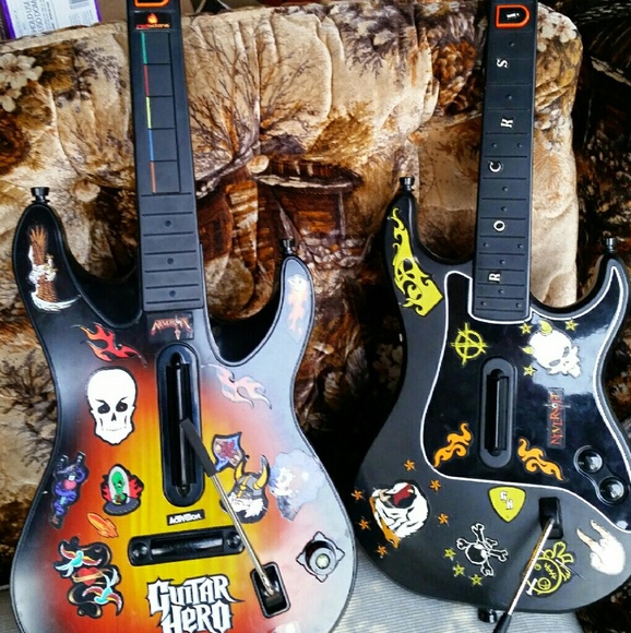 Guitar Hero guitars