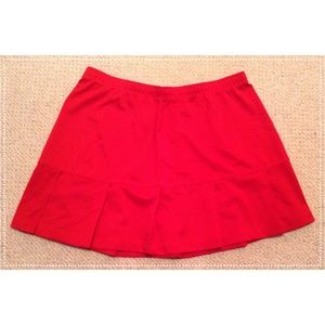 Red Tennis Skirt!