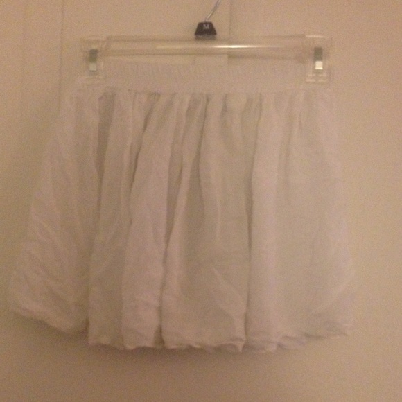 Brandy white skater skirt.
