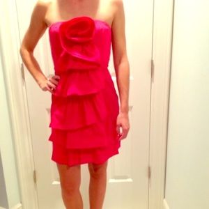 BCBG Fuchsia cocktail dress