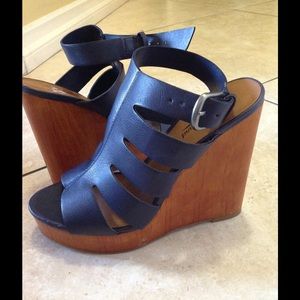 Navy LUCKY BRAND wedges