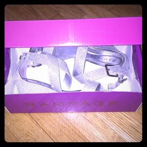 Rampage sparkly wedges!