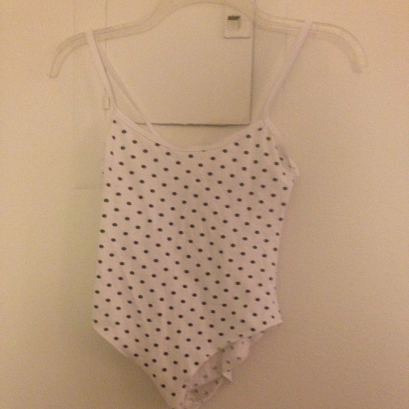 American Apparel Polka dot bodysuit