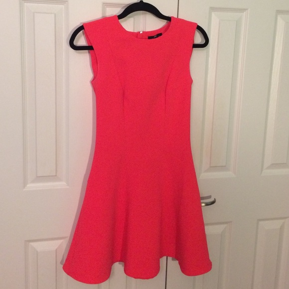 H&M bright pink dress