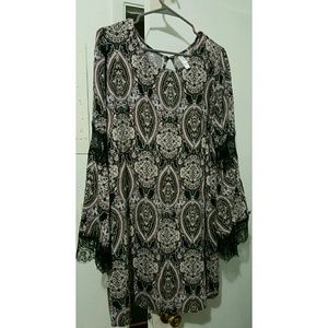 Vintage Inspired Paisley Dress