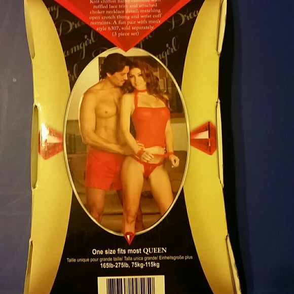 Dreamgirl 3 Piece Chiffon Halter Camisole Set - Picture 2 of 2