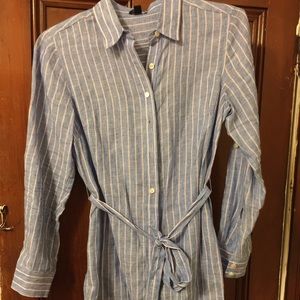 KNEE LENGHT LINEN DRESS