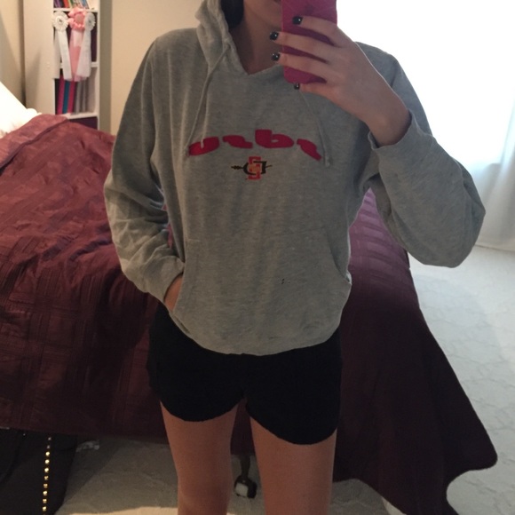 SDSU grey hoodie