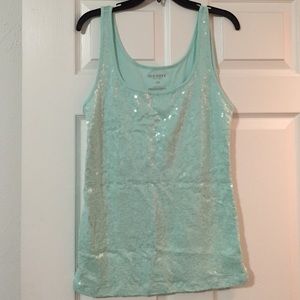 Sequin tank top NWOT