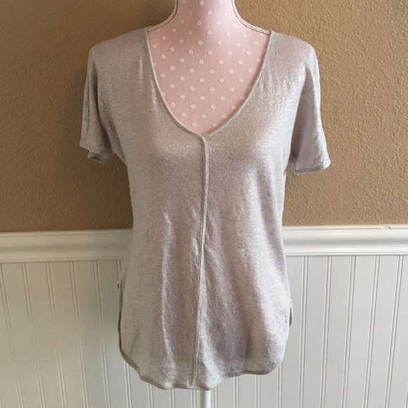 Banana Republic Silver Short Sleeve