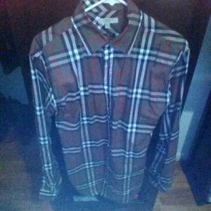 Authentic Burberry button down shirt