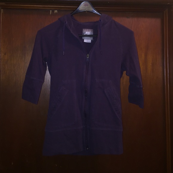 Nike 3/4 zip up hoodie