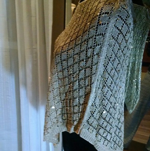 NWT Talbots sequin shawl - Picture 2 of 4