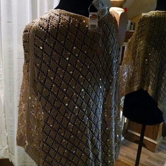 NWT Talbots sequin shawl - Picture 3 of 4