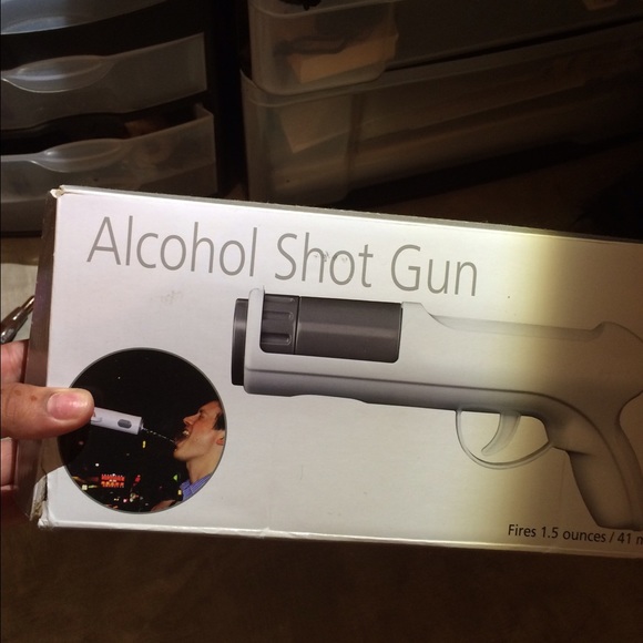 Alcohol shot gun for @143loveme