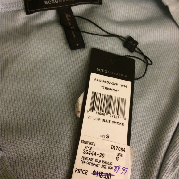 NWT - BCBGMAXAZRIA Hi Low Trishna Top - Picture 3 of 3