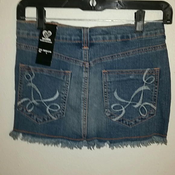 Basic Denim - Denim Jean Skirt Size 0 - Picture 2 of 2