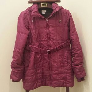 Motherhood maternity winter  coat  Medium burgundy