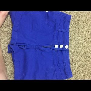 Pair of blue size 11 shorts