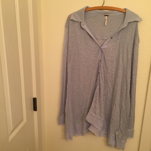 Free people button down top ✨lowest price✨