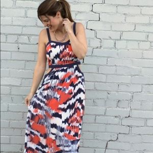 Cut out maxi dress