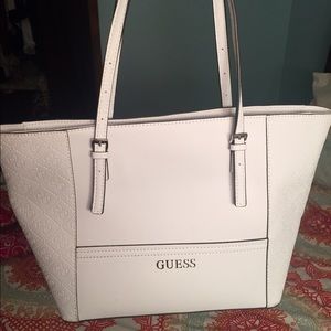 GUESS White Handbag