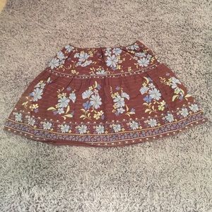 CUTE GIRLS BROWN SKIRT