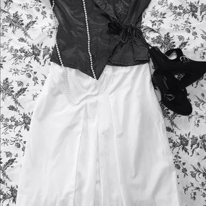 GET 30% OFF❗️Under the knee Pleated white Skirt