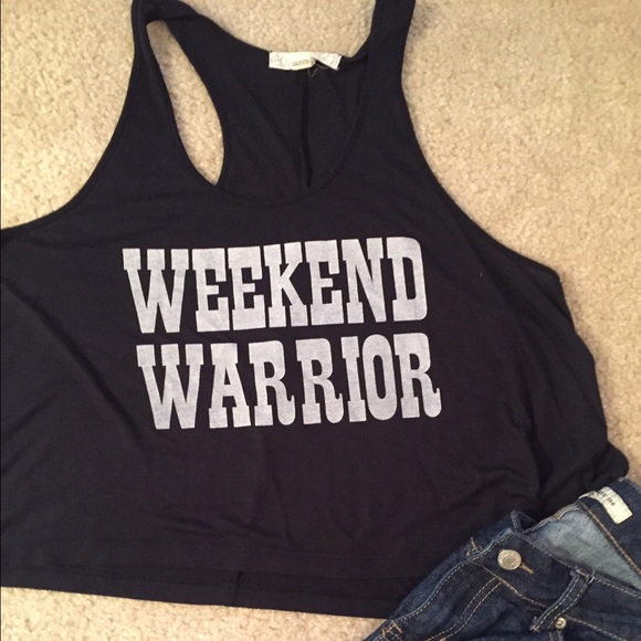Weekend Warrior crop top