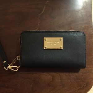 Michael Kors Jet Set Wristlet-doubles as a wallet