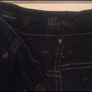 KUT brand DARK SKINNY JEANS STRETCH