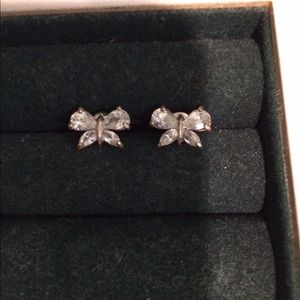 Set of Butterfly Earrings and Necklace