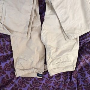 2 AE kick boot pants