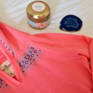 Embroidered Hollister Hoodie
