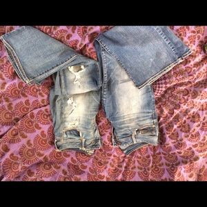 Kick boot Jean 2 pairs