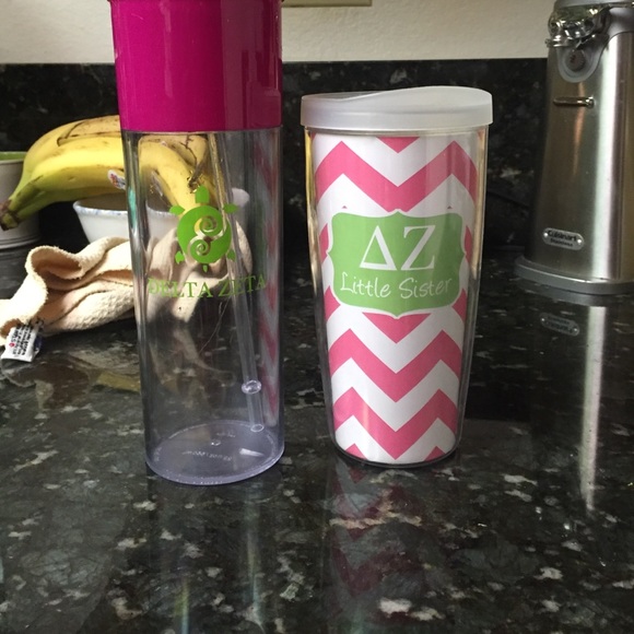 Delta zeta tumbler and mug