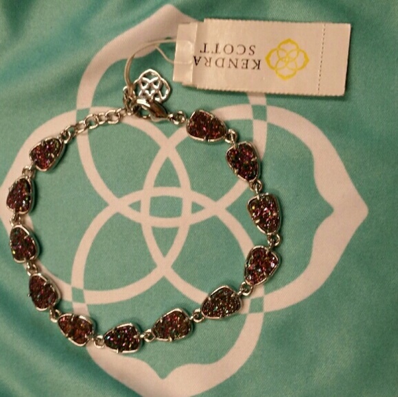 Kendra Scott Susanna drusy bracelet in silver