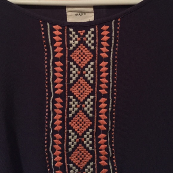 Blue and orange top - Picture 3 of 3