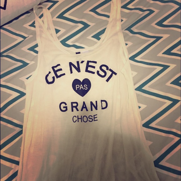 French phrase tank; h&m