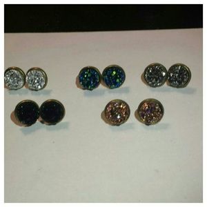 For janellela7383 2 druzy earrings