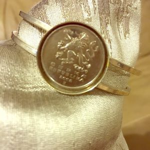 Bracelet Bangle Silver Coin Ceska Republika 2002