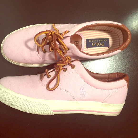 Free shipping! Pink Polo Sneakers, 9