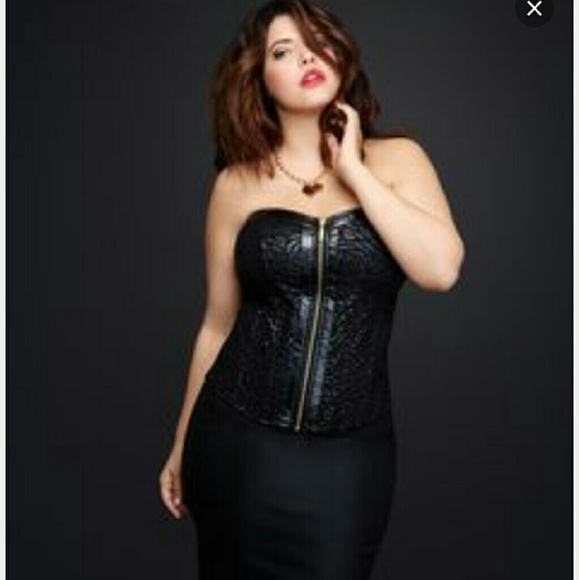 Sexy black rose print corset