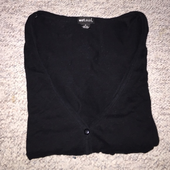 Black cardigan wet seal size M